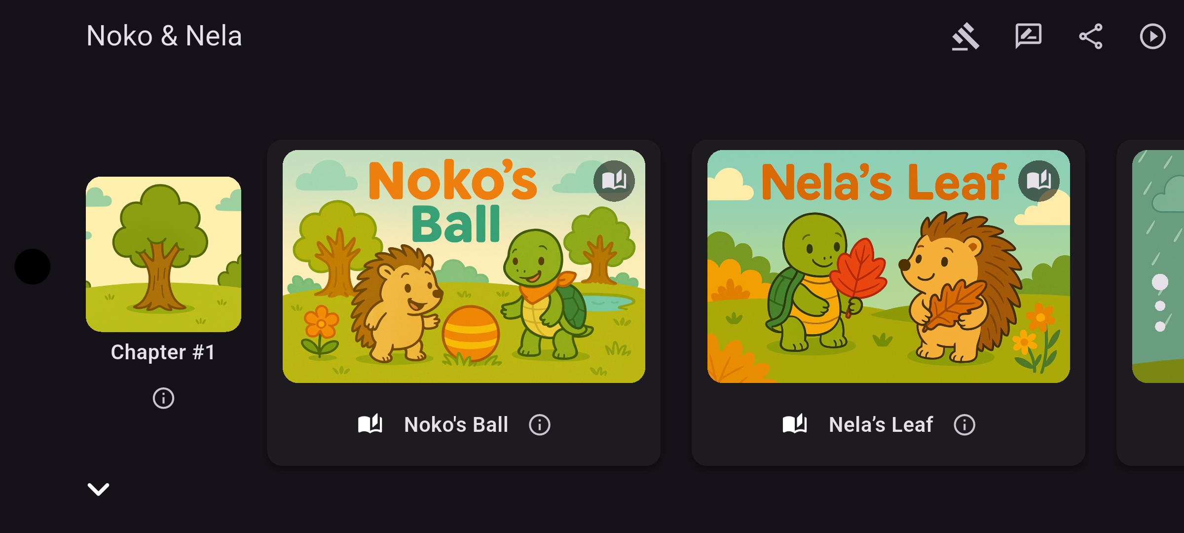 Noko & Nela app screenshot